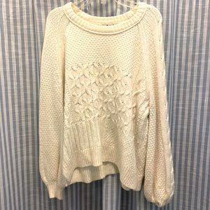 Madewell cable knit sweater
